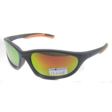 Gafas de sol deportivas de plástico con lente de revestimiento